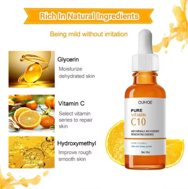 vitamin c face serum wrinkle remover anti ageing face brightening